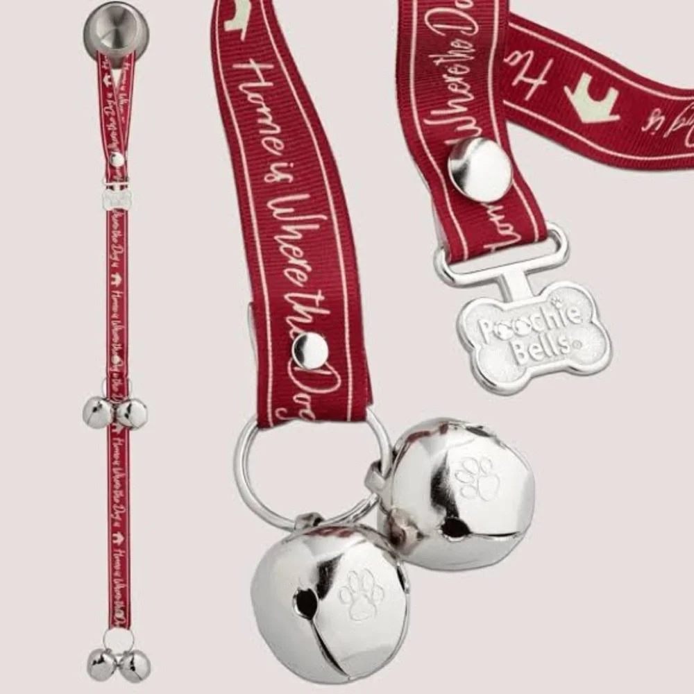 Dog Doorbell, Dog Potty Training Bells,POOCHIE BELLS USA Dog Trainer Recommended